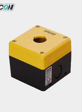 现货KACON/凯昆KEX-101C塑料控制盒22mm孔防水防尘开关盒灰色