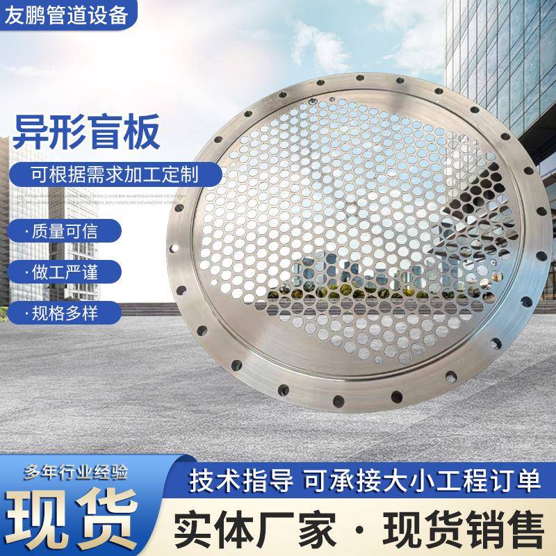碳钢管板钢质带颈平焊管板盖高压对焊法兰锻制管板不锈钢筛孔管板
