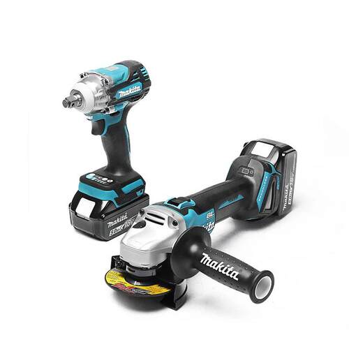 牧田DLX2406TX2套装DGA404充电角磨机DTW300冲击扳手18V无刷锂电