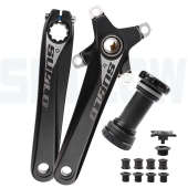 Prowheel浩盟山地自行车曲柄BCD96MM牙盘左右曲柄中轴套装 170MM腿