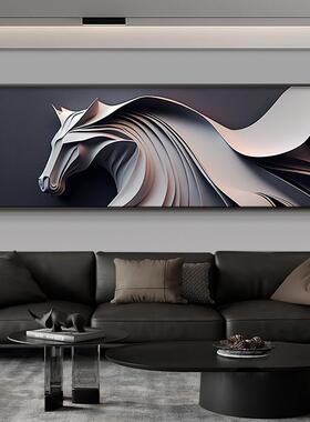 马WER-6464到成功代轻奢大现气象抽画客装饰画横厅幅高级感沙发背