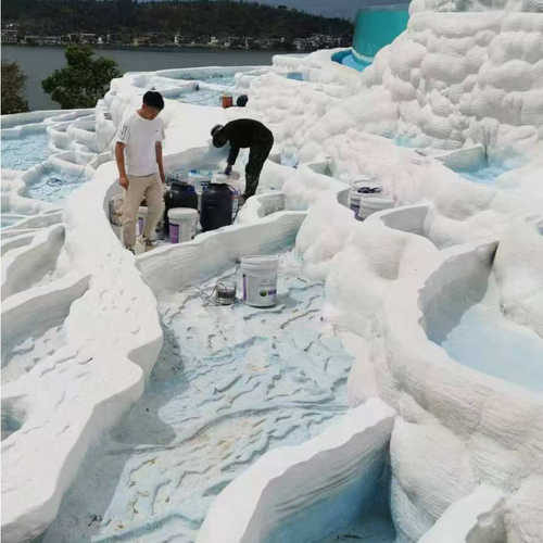 防腐防水看台水上游泳池天冬工程涂料油漆防水防腐漆乐园聚脲面