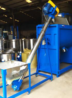 印尼腻子粉搅拌缸 硅酮粉卧式搅拌机 PA6外脱模剂混合机现货