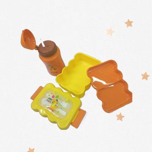 Wholesale cartoon lunch box and water bottle set for student