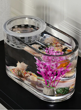 长方形简约方形玻璃玻璃花瓶花瓶
