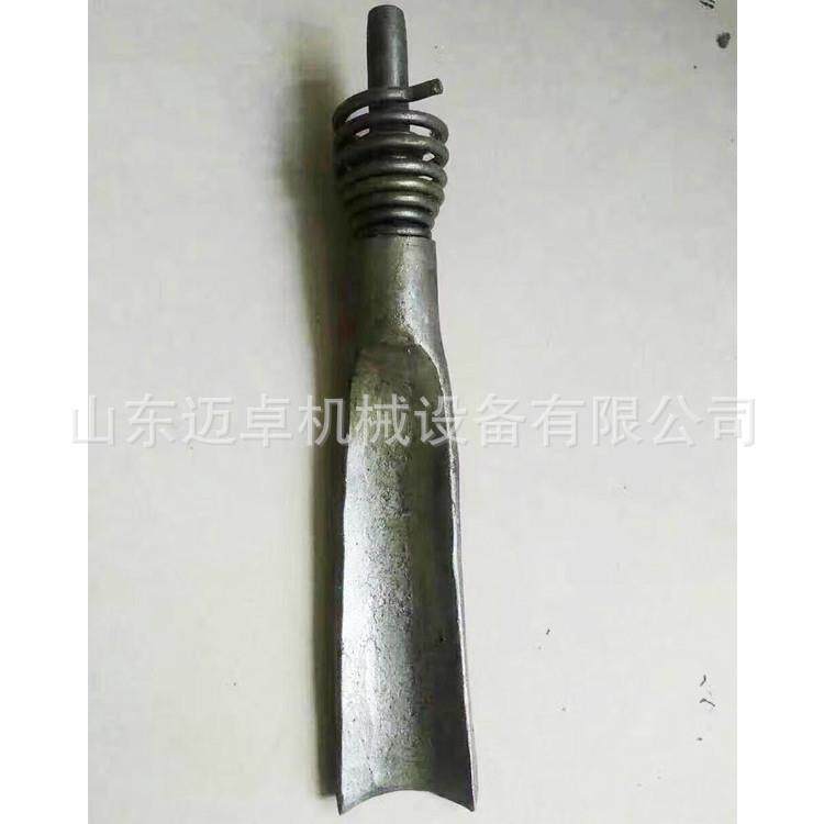 扁头风镐镐头加粗镐钎批量生产煅打气镐镐头加长六角镐钎图片