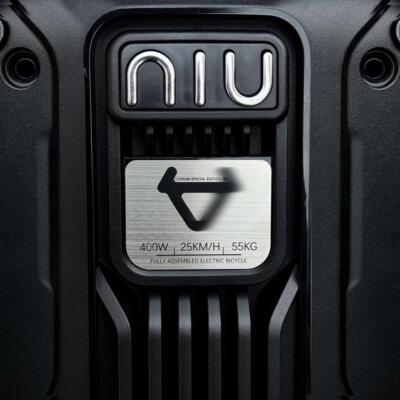 小牛电动车NXT车贴不锈钢铭牌配件装饰贴ub/u2改装车标车头点缀