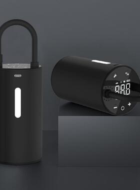 便携式汽车车载打气轮胎充气泵airpump12V智能无线自行车打气筒