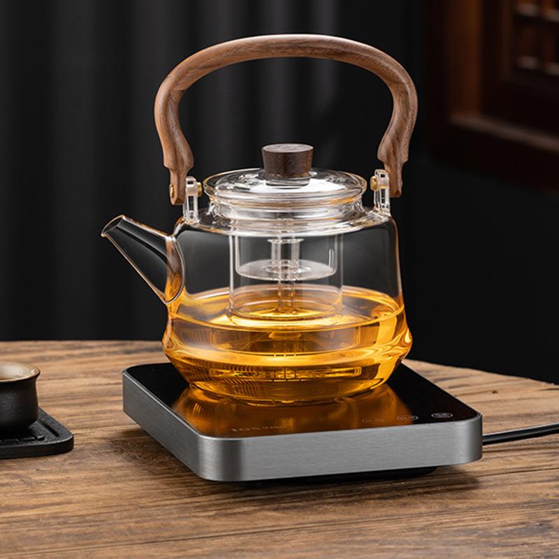 电陶炉玻璃茶炉套装耐高温陶瓷外壳养生煮茶壶蒸煮茶器办公室
