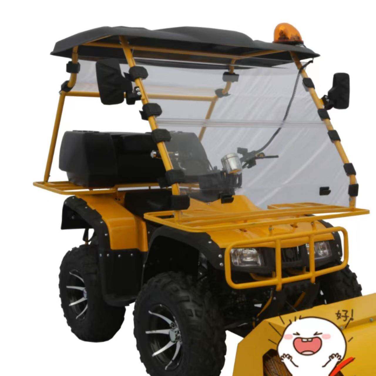 大公牛250cc龙鼎沙滩车扫雪机除雪双人四轮雪地越野摩托娱乐环保