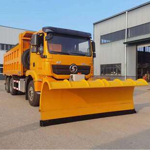 东风天锦洒水车前置推雪铲 铲雪车除雪车扫雪滚刷融雪撒布机清雪