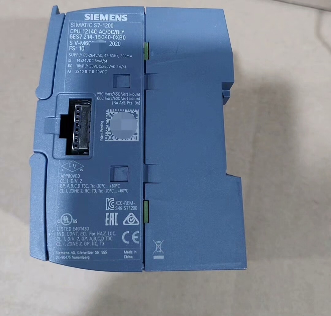 6ES7 214-1BG40-0XB0，西门子中央处理器模组
