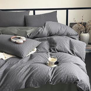 秋冬季 全棉三层纱床上四件套加厚纯棉提花床品被套儿童床单三件套