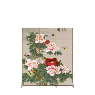 屏风隔断墙进门酒店卧室折叠移动玄关客厅小户型简易遮挡家用 中式