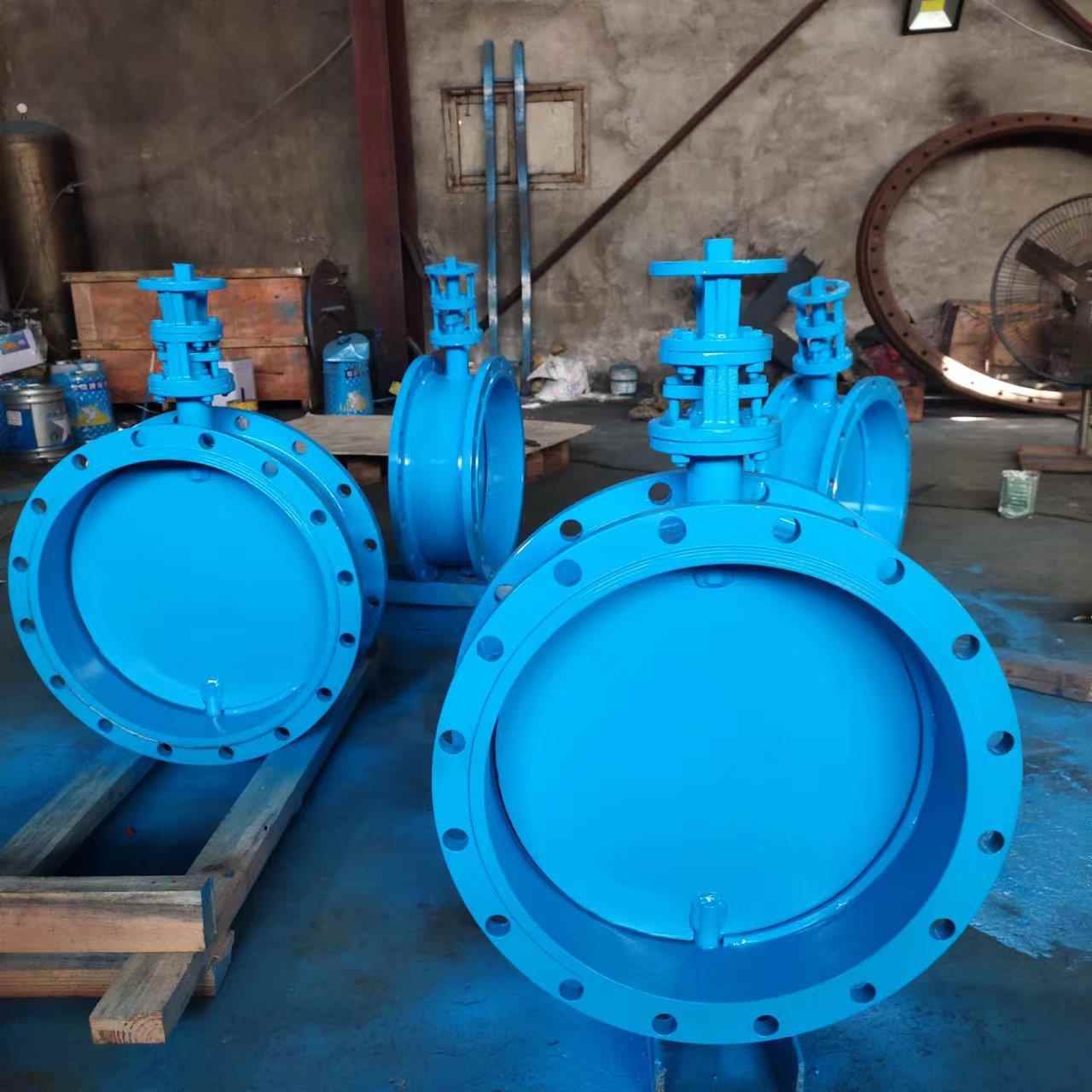 工厂直销D341W-2.5C手动无头通风蝶阀碳钢不锈钢通风蝶阀