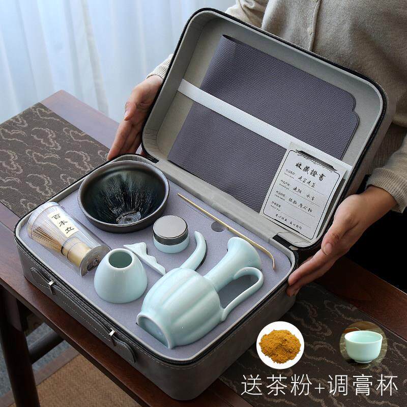 宋代点茶器具套装 茶艺教学茶具培训茶筅茶百戏茶粉抹茶工具建盏