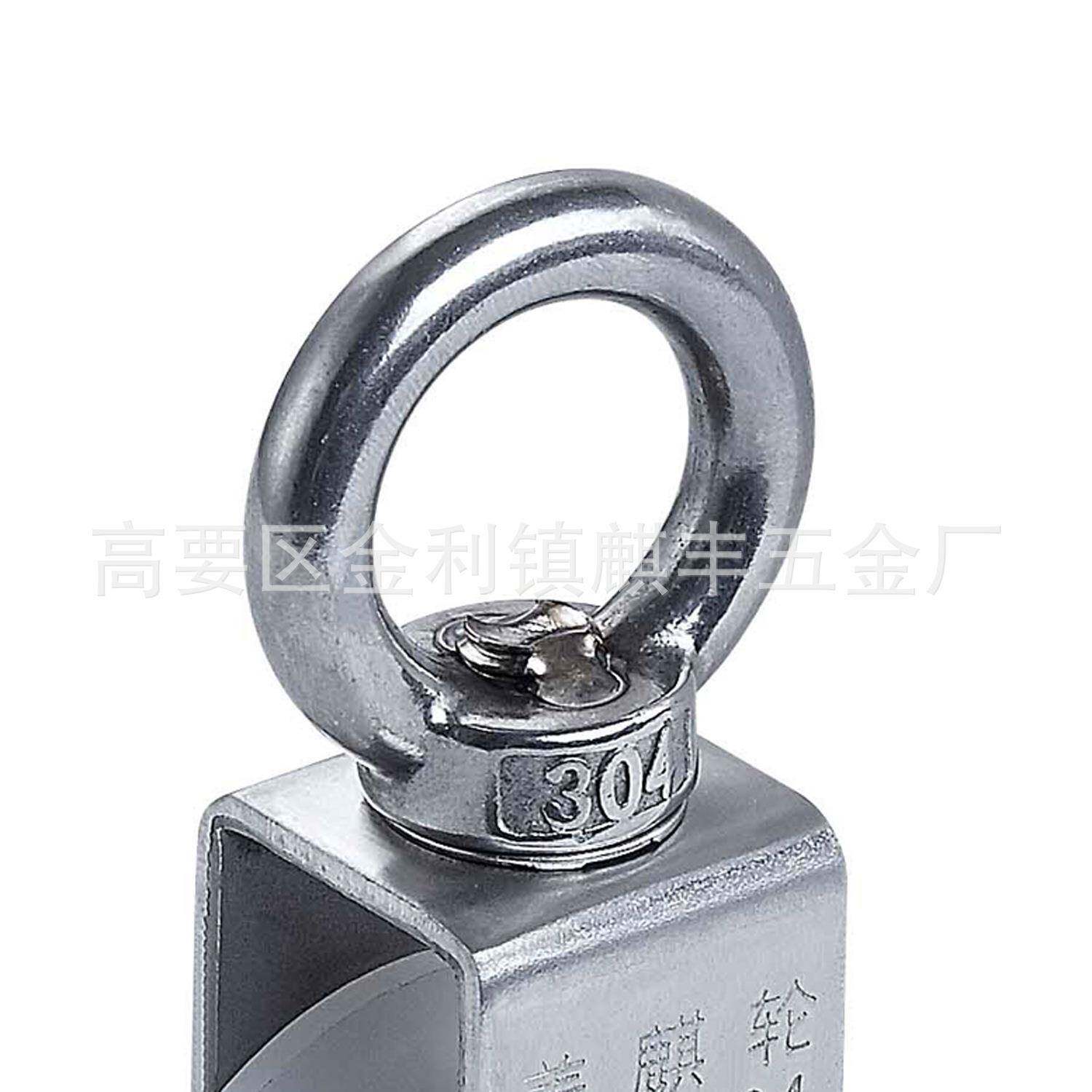 吊轮204/04不锈钢起重轨道导轨轮平移门脚高架吊轮U型胶轮