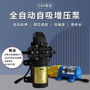 家用净水器增压自吸泵厨房RO反渗透直流24V隔膜水泵自动启停电机