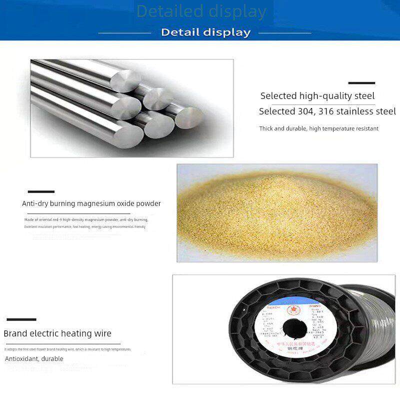 烧烤炉加热管面火炉电扒炉电热管铁板烧手抓饼干烧电烤炉发热管箱
