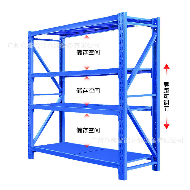 厂家直销货架仓库仓储轻型铁架批发仓储展示架置物架