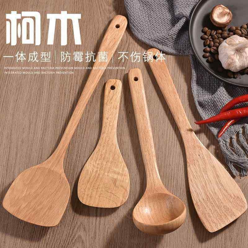 家用无漆竹炒菜铲子长柄竹制小型弯手柄不粘锅专用铲木斜铲耐高温,厨房/烹饪用具,锅铲,淘宝优惠券,粉丝福利购,淘宝优惠卷