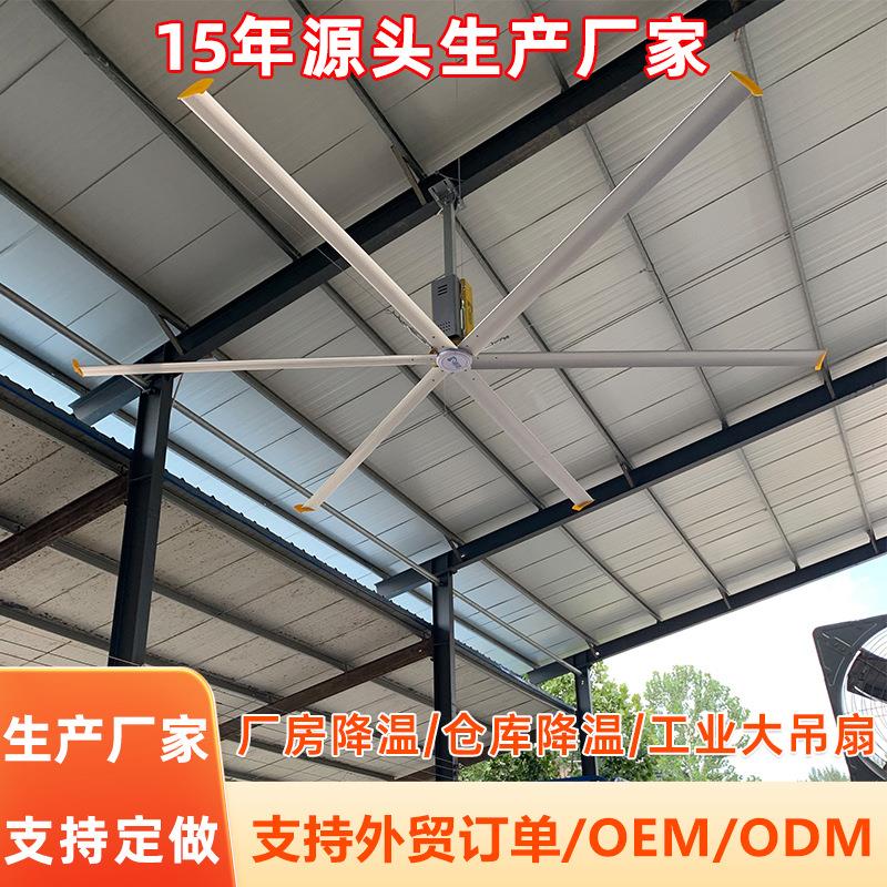 220V永磁工业大吊扇6.2养殖场大风扇体育馆降温通风节能工业降温