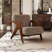 理查德单人沙子发椅中古客闲厅条963纹椅休椅实木懒人子沙发椅靠