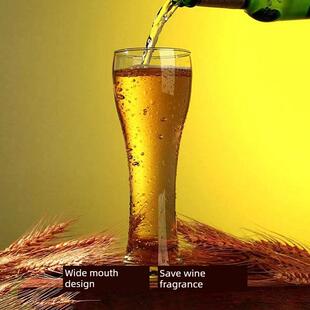 beer glass cup crystal large wheat edinger grade Large high