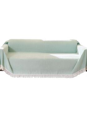 P6沙D式裙法边发YY091100盖布6沙发垫四季通用全盖巾纯色沙发套罩