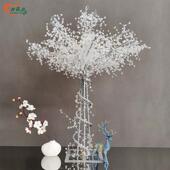 新款 饰灯婚礼餐桌摆件发光水晶树饰品节庆花束婚庆道具 年会创意装