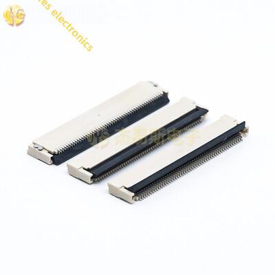 Fpc前插，后翻，双面上下连接0.5mm 4P8P20P24P30 40 60P连接器