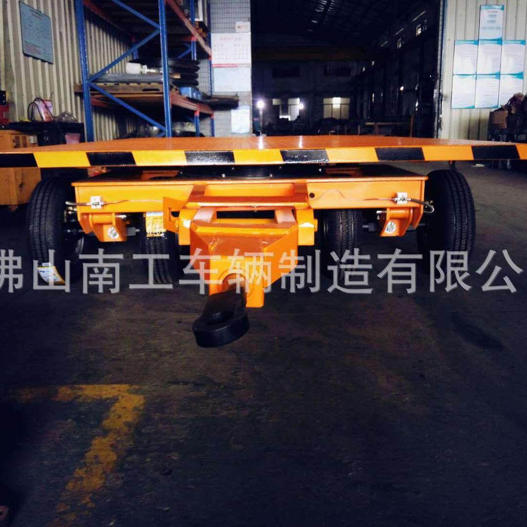 平板车平板拖车长期生产平板全挂车无动力叉车牵引式工具车