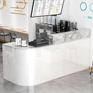 店柜臺烤漆商用公司前臺桌接待臺 吧臺收銀臺店鋪小型奶茶服裝