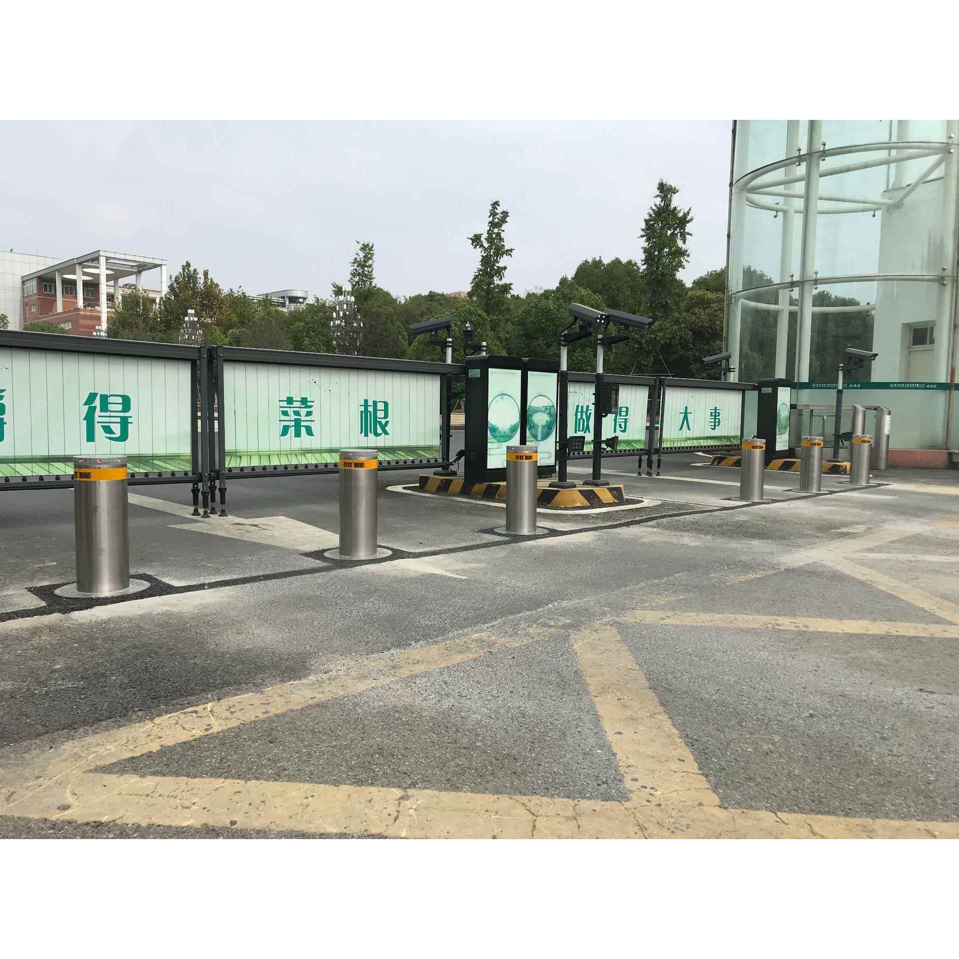 反恐防撞自动升降柱液压一体升降地柱学校监狱银行大门路障