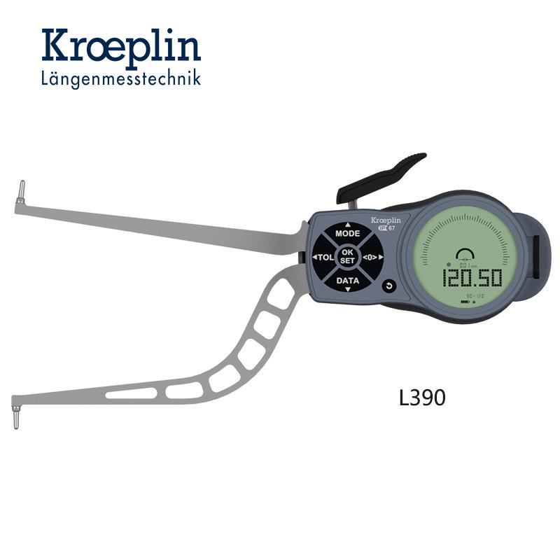 KROEPLIN数显内径卡规L390内孔槽测量内卡规