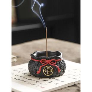 线香香插底座香炉室内檀香沉香熏香炉茶道香薰炉上香供奉摆件