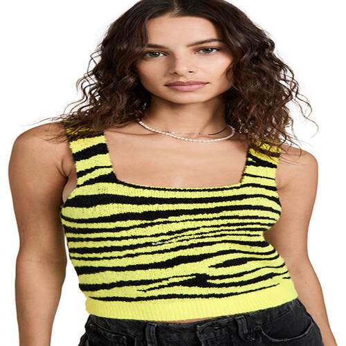 Knitted sweater, camisole, small vest, inner top, short