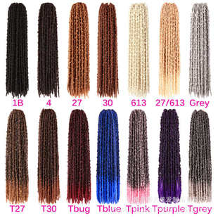 脏钩针hair曲蝴蝶假发辫发接发毛毛虫butterflylocsafro非洲辫子