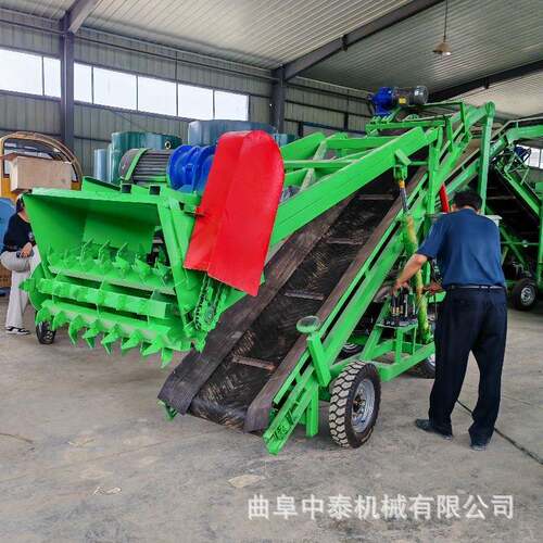 牧场池青储取草机5米装车下料车养殖坑切割面整齐自走式取料机