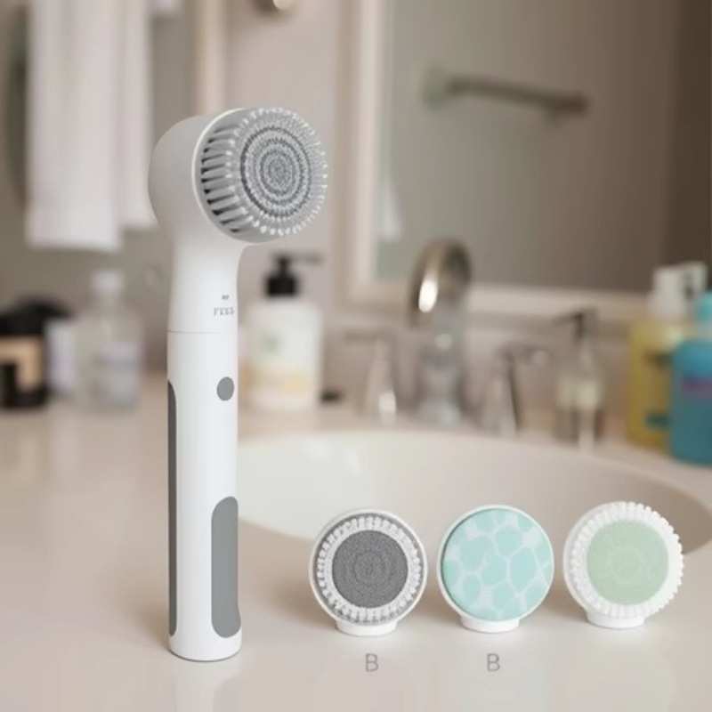 电动洗澡刷全自动防水搓背搓澡刷长柄五合一沐浴刷电动按摩洗浴刷
