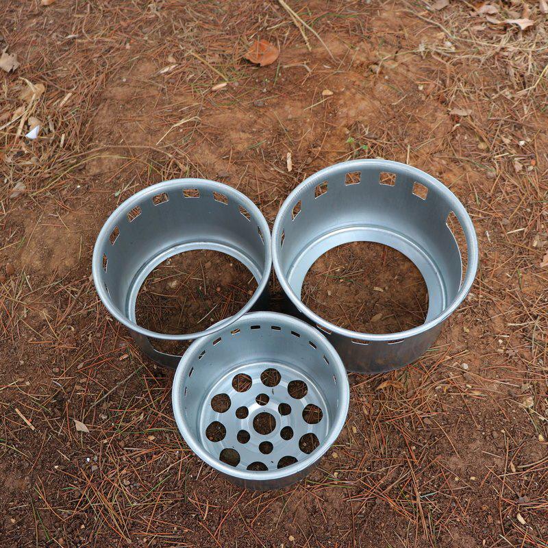 户外便携式多功能柴火炉子露营炉灶分体式木碳柴火炉碳炉野炊炉具