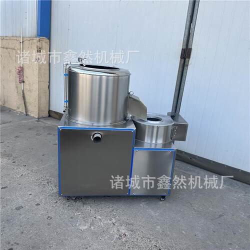 土豆去皮切丝一体机 切土豆丝的机器 红薯马蹄清洗削皮脱皮切丝机