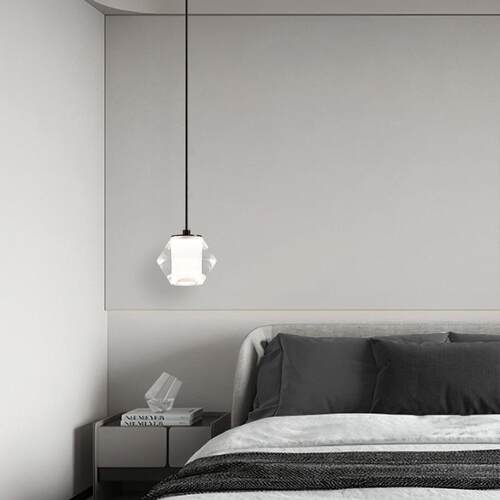意式极简个性卧室床头吊灯全铜现代设计师款客厅餐厅楼梯间装饰灯