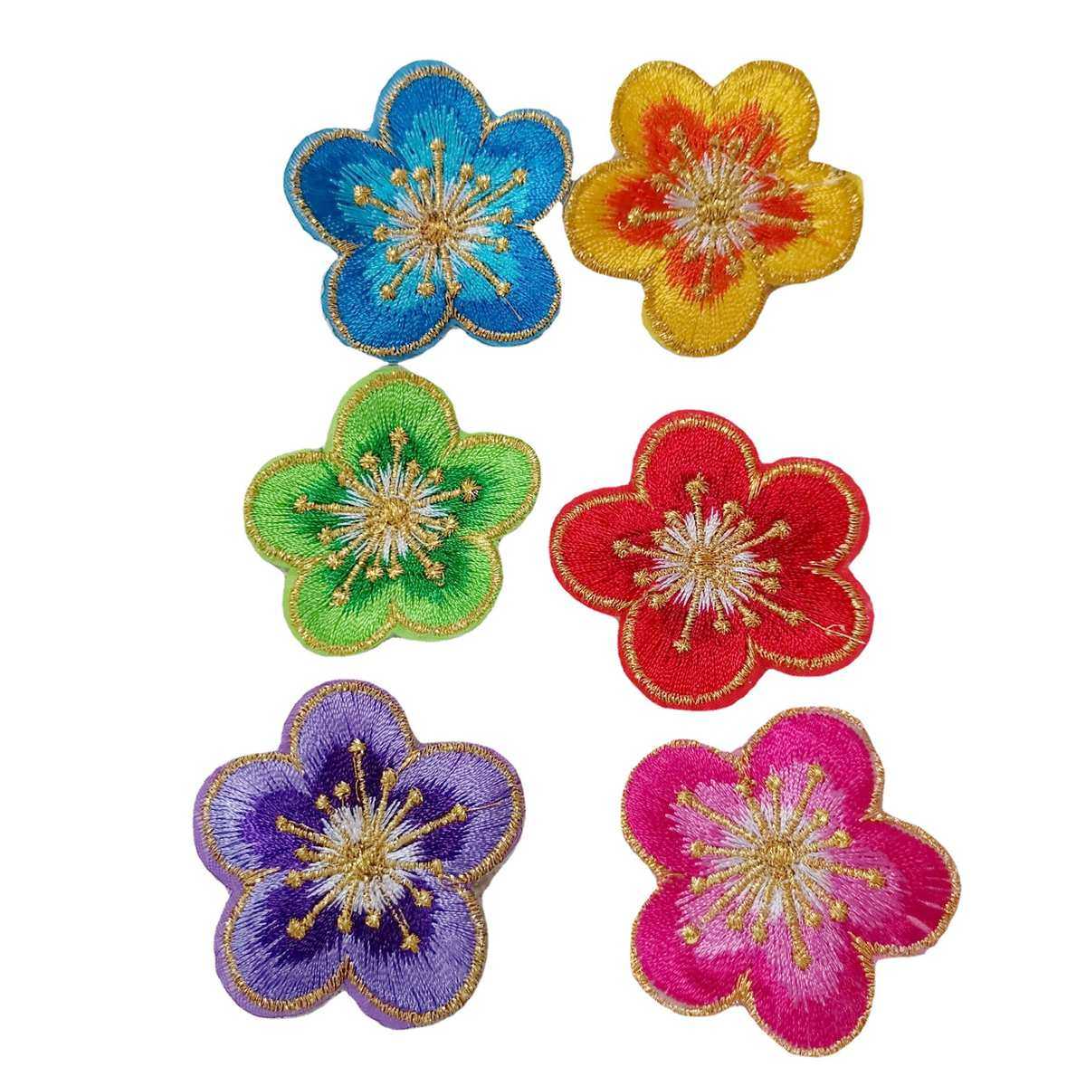 100个古典小梅花刺绣布贴 背胶绣花贴 金线刺绣补丁贴 服装辅料,居家布艺,布贴,淘宝优惠券,粉丝福利购,淘宝优惠卷