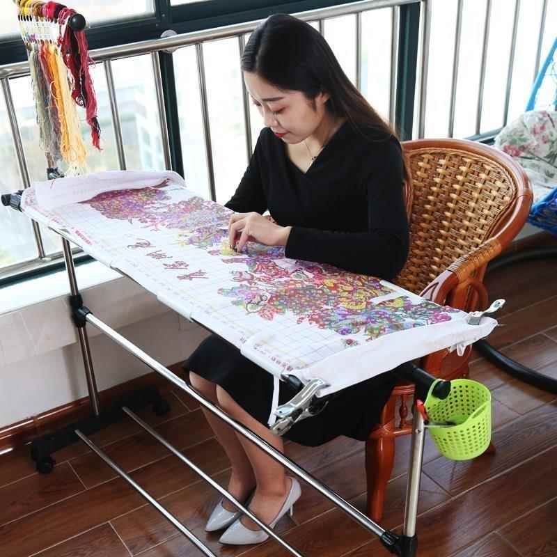 十字绣辅助工具十字绣架子家用小型专用绣架绣十字绣神器不锈钢