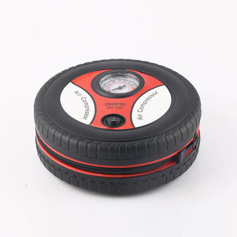 12V便携式迷你汽车轮胎电动气泵空气压缩机数字轮胎充气机汽车气