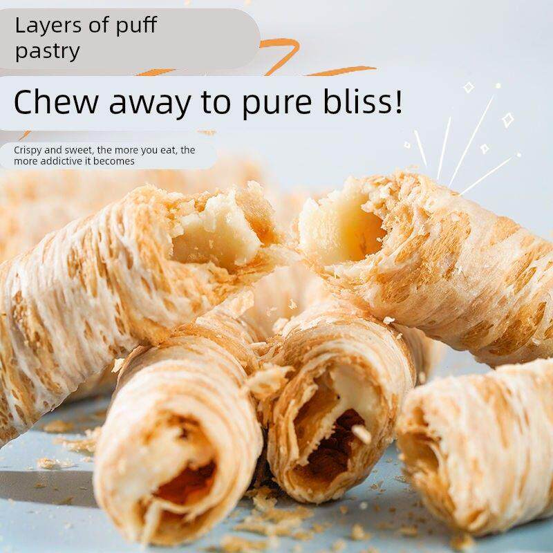 新货海南椰子卷椰香蛋卷鸡蛋酥早餐儿童孕妇休闲饼代餐干泰国糕点