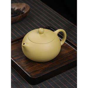 黄段泥紫砂茶壶纯手工泡茶壶功夫茶具泡茶器球孔家用大容量西施壶