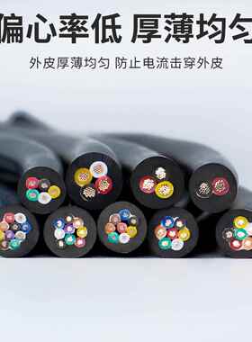 护套464电子线16/18/20/2/26AG2/36574/5芯PVWC镀锡铜芯厂家