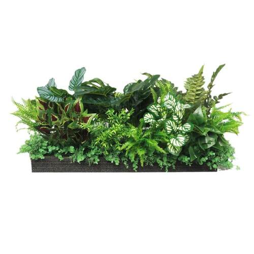 仿真绿植造景花箱摆件成品花户外假绿植室内花槽装饰摆设植物组合